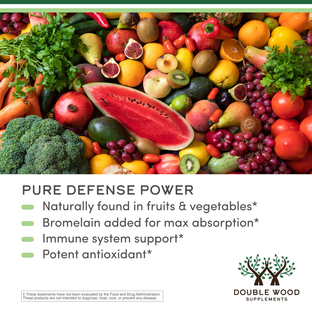 Quercetin with Bromelain by Double Wood | Immune Support

