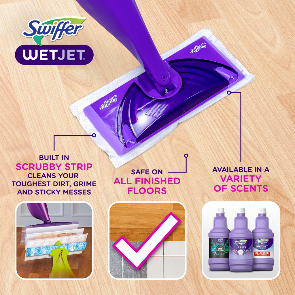 Swiffer WetJet Hardwood and Floor Spray Mop Starter Set

