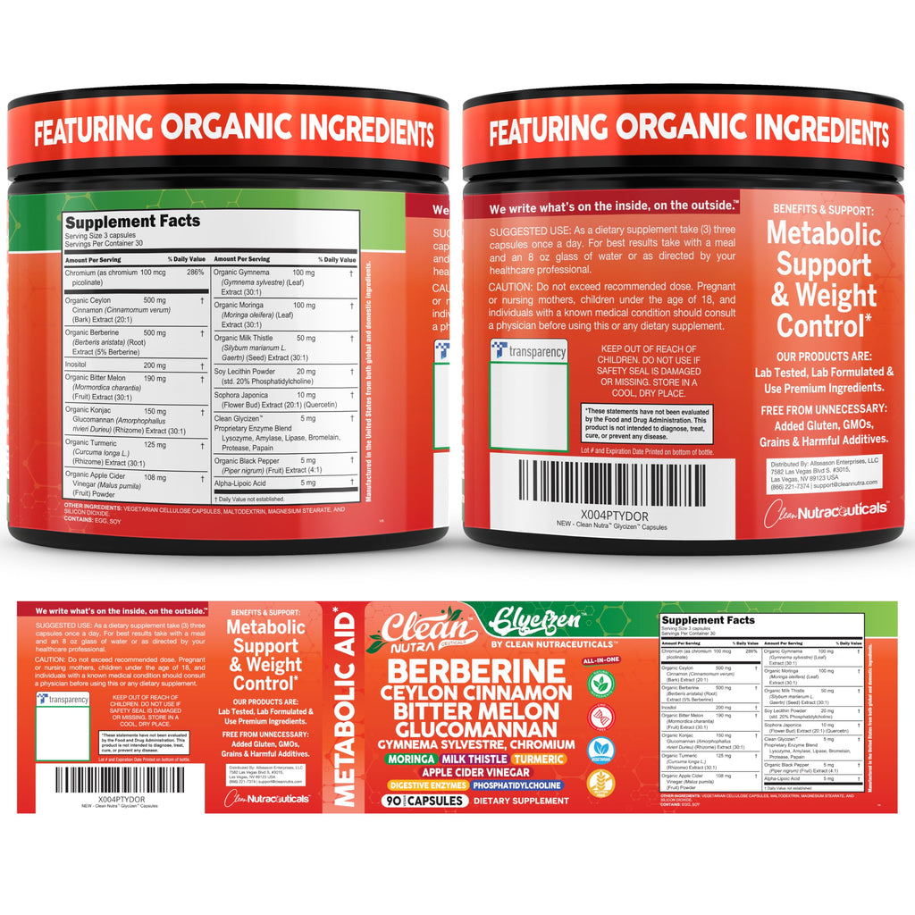 Berberine Supplement by Clean Nutra | Wellness

