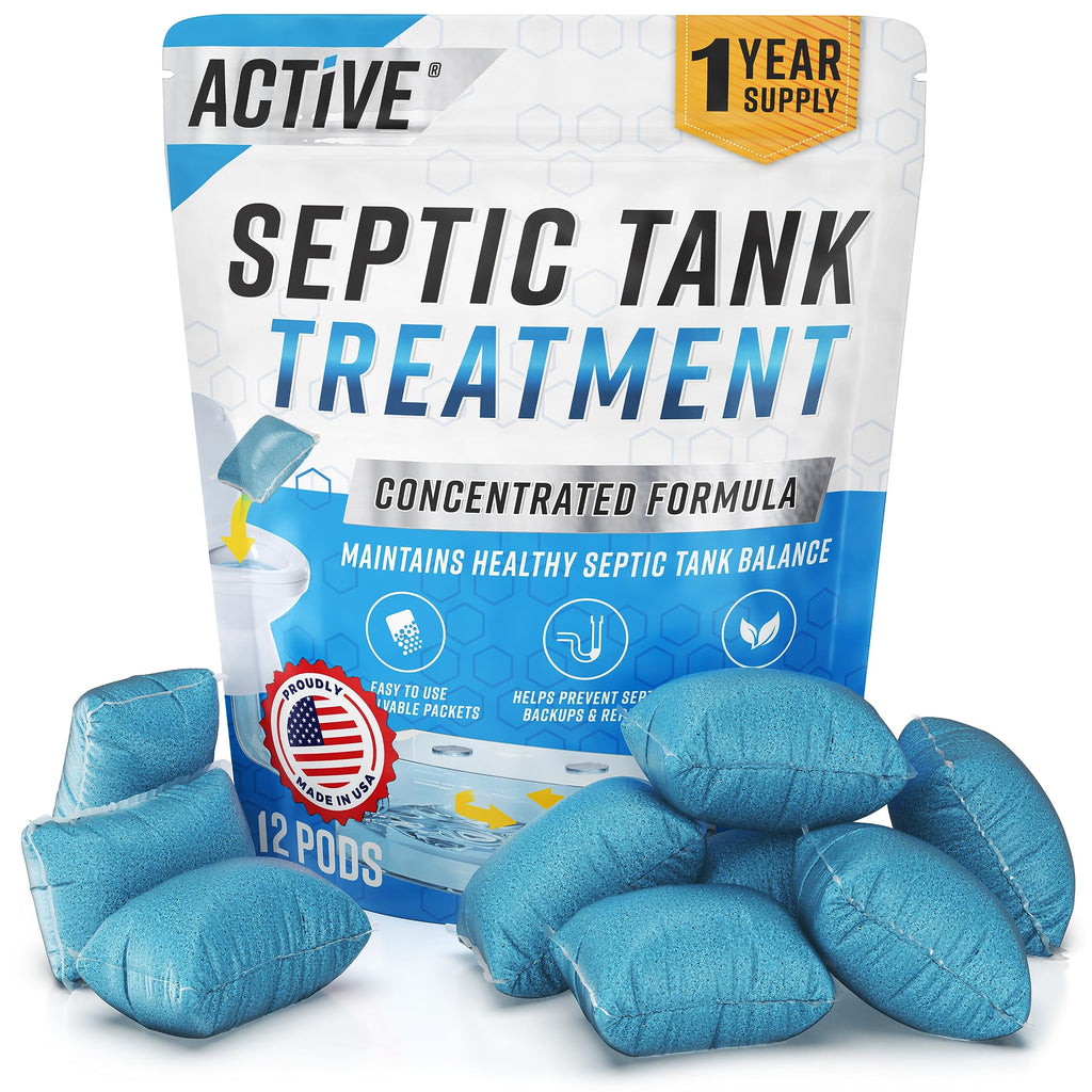 Septic Tank System Treatment Pods - Enzyme Bacteria


