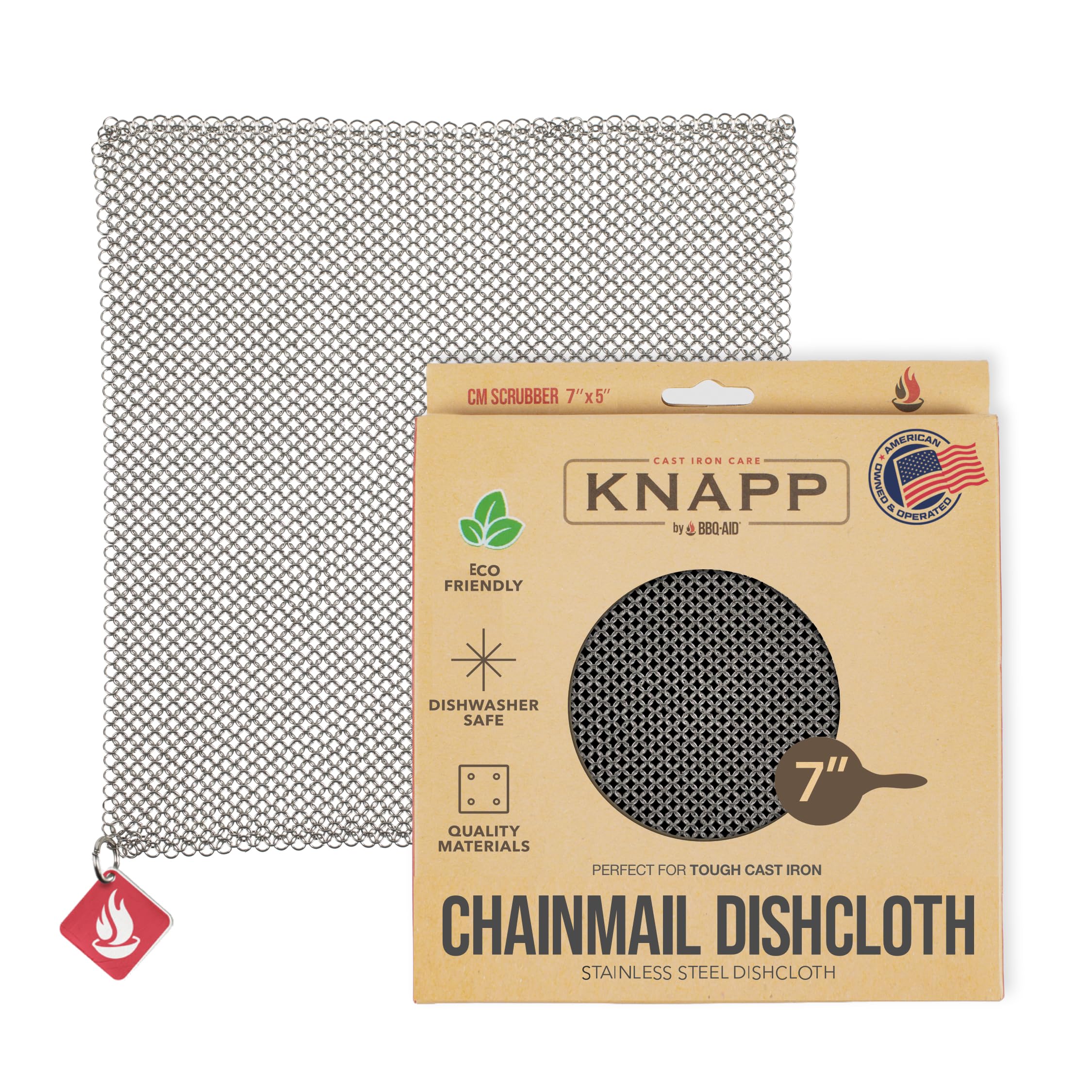 Knapp Made Dishcloth for Kitchens - All-Purpose Kitchen Scrub Cloth