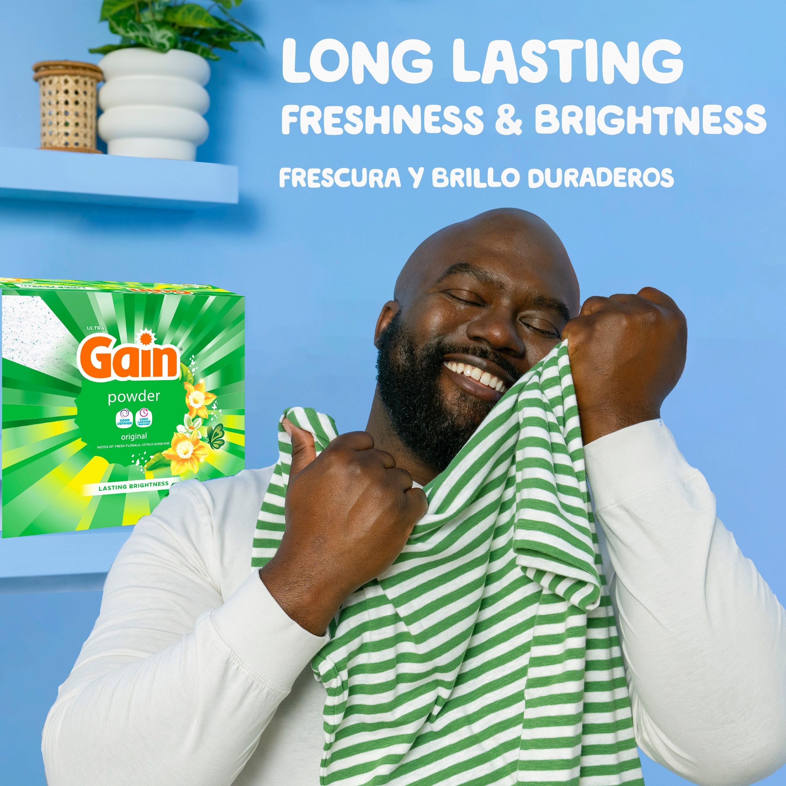 Gain Powder Laundry Detergent HE Safe


