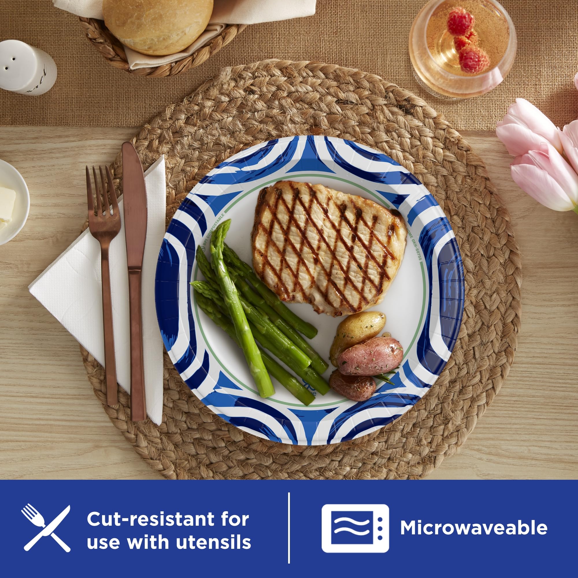Dixie Ultra Paper Plates – Heavy-Duty, Soak-Proof

