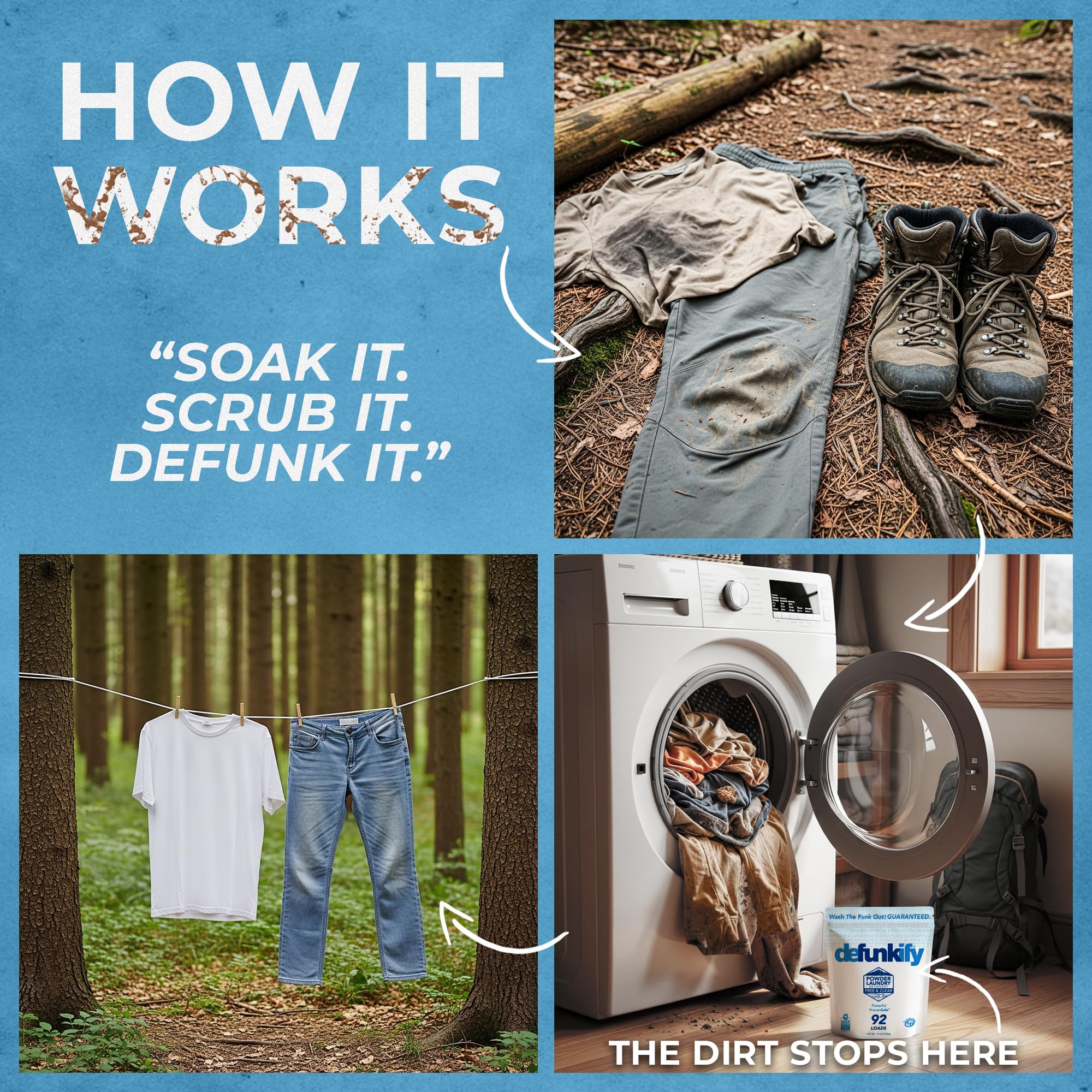 Defunkify Enzyme Laundry Detergent Powder

