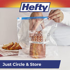 Hefty Calendar Slider Freezer Bags – Date Label & Seal

