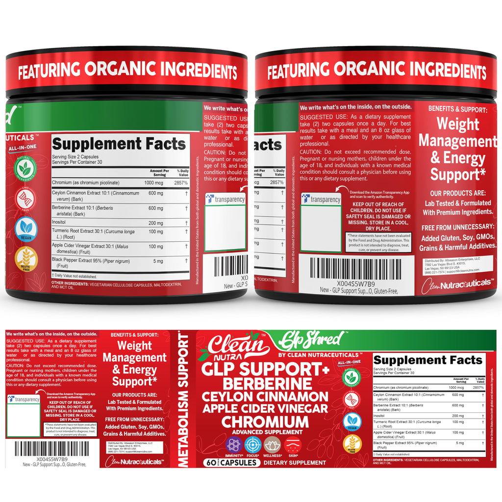 Clean Nutra Digestive Health Berberine Cinnamon

