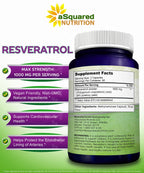 Resveratrol Capsule Dietary Supplement - 100% Natural

