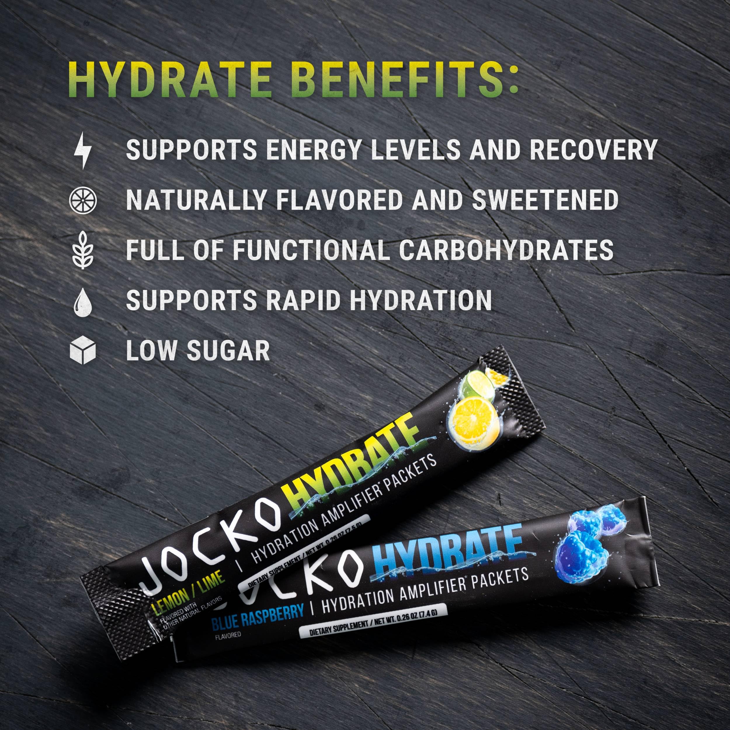 Jocko Fuel Hydrate Electrolyte Packets - Low Sugar

