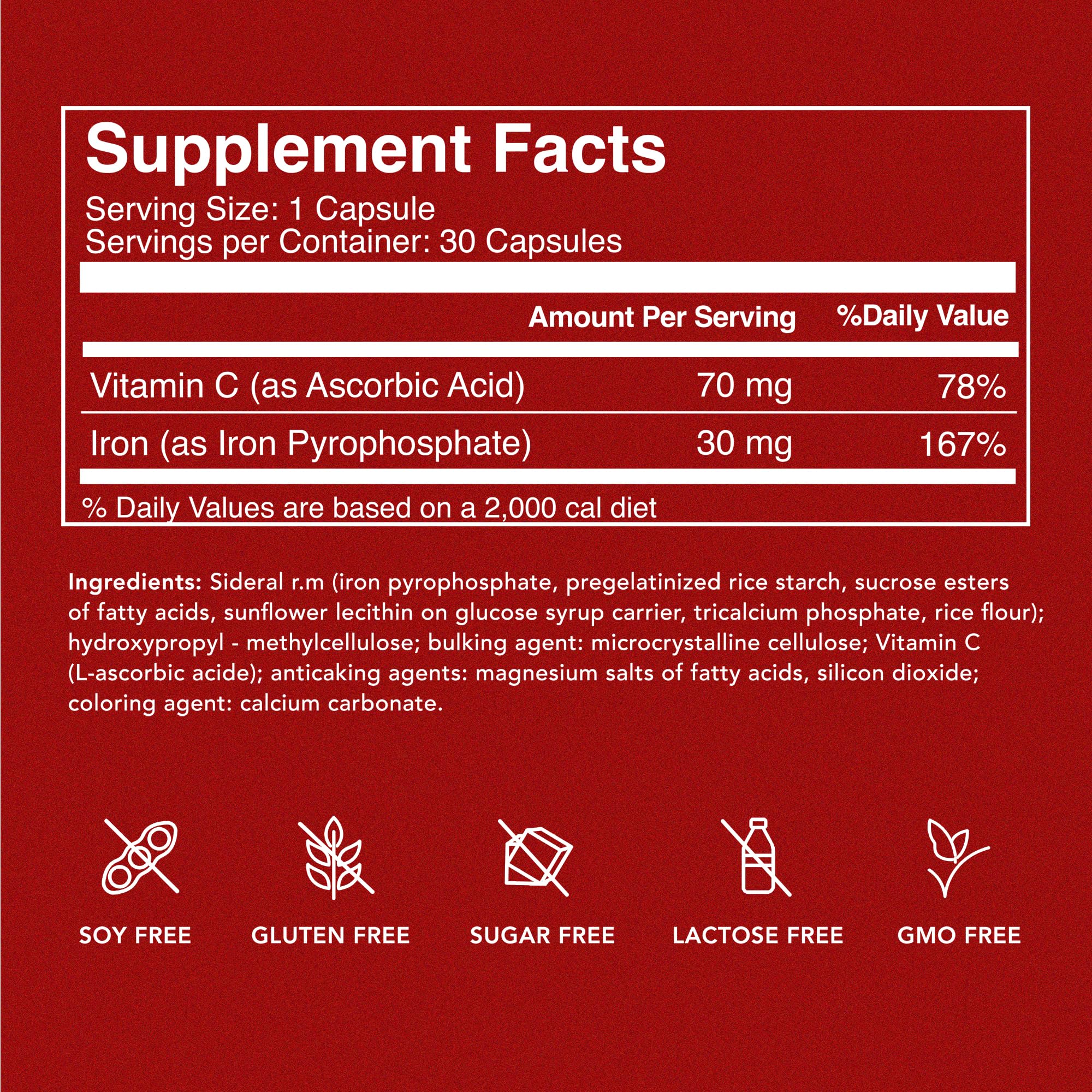 SiderAL Forte Sucrosomial Iron Supplement | High Absorption

