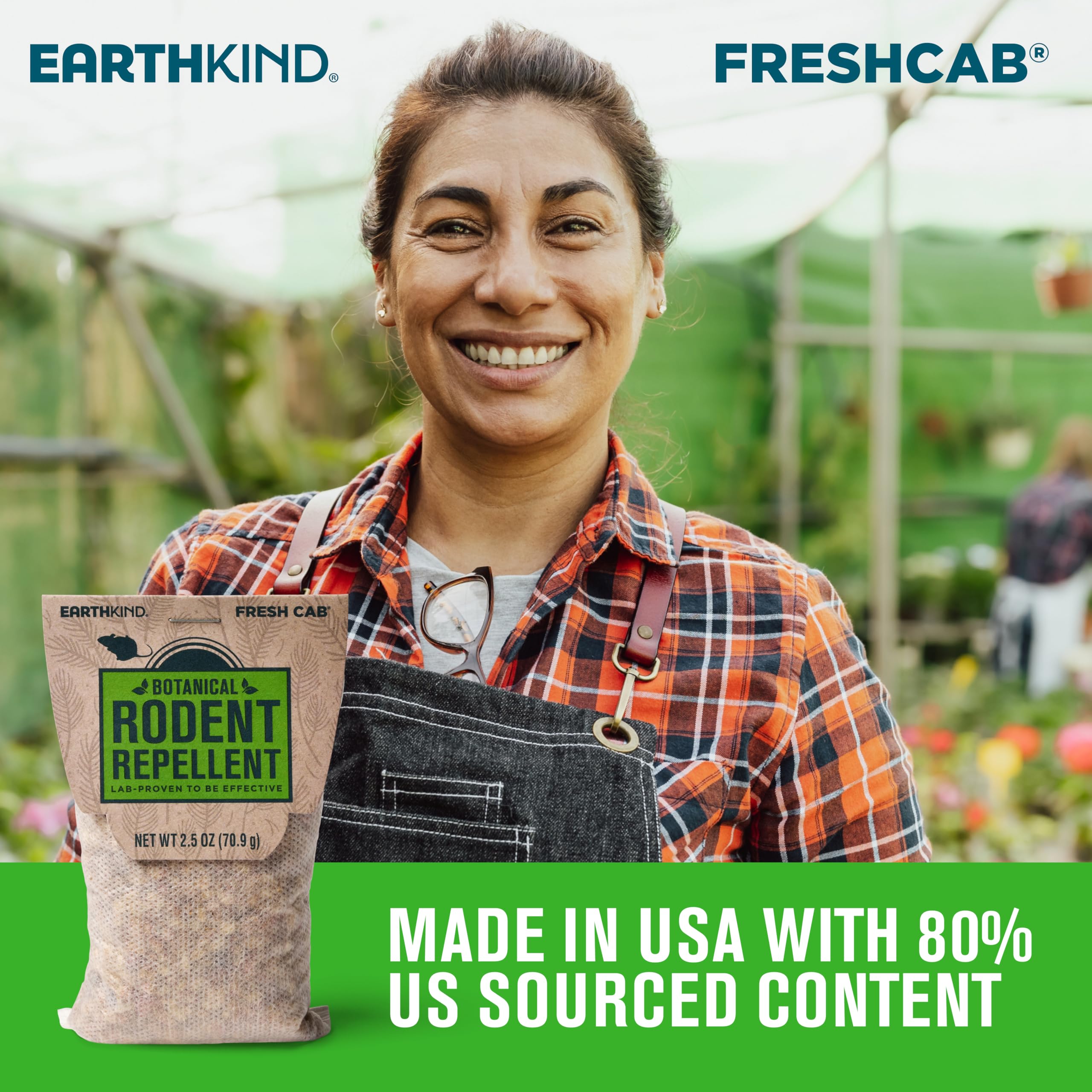 EarthKind Fresh Cab Rodent Repellent - Botanical Pest Control

