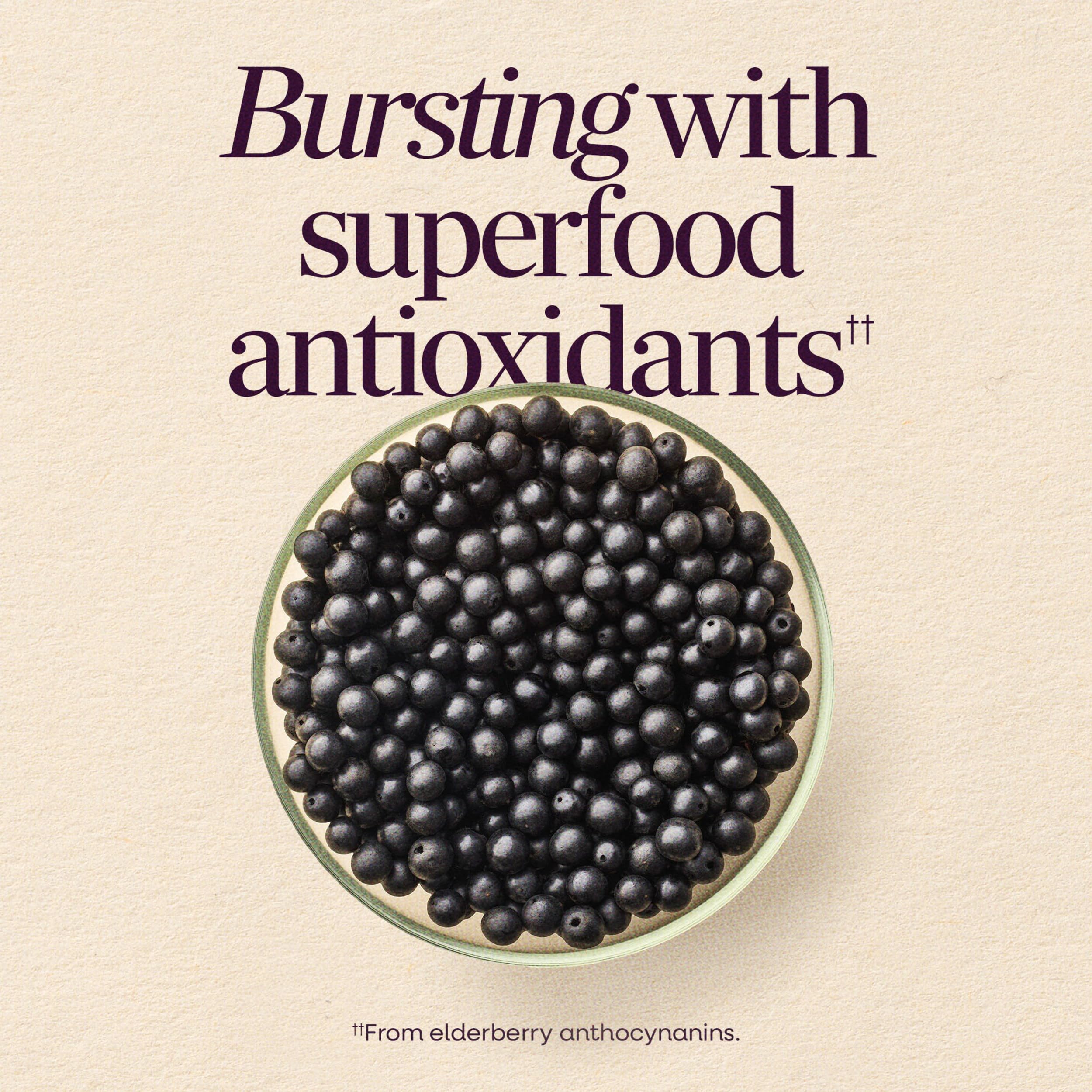 Nature's Way Sambucus Elderberry Gummies Immune Support

