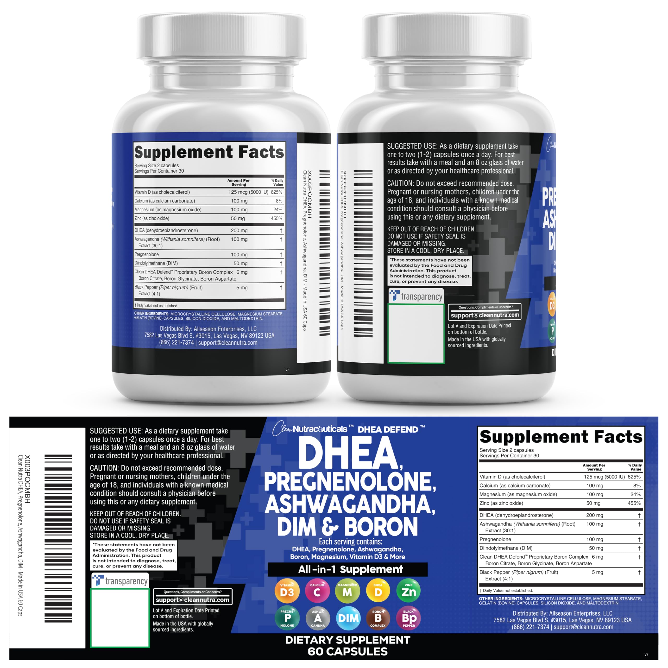 Clean Nutra Hormone Balance Supplement for Men & Women

