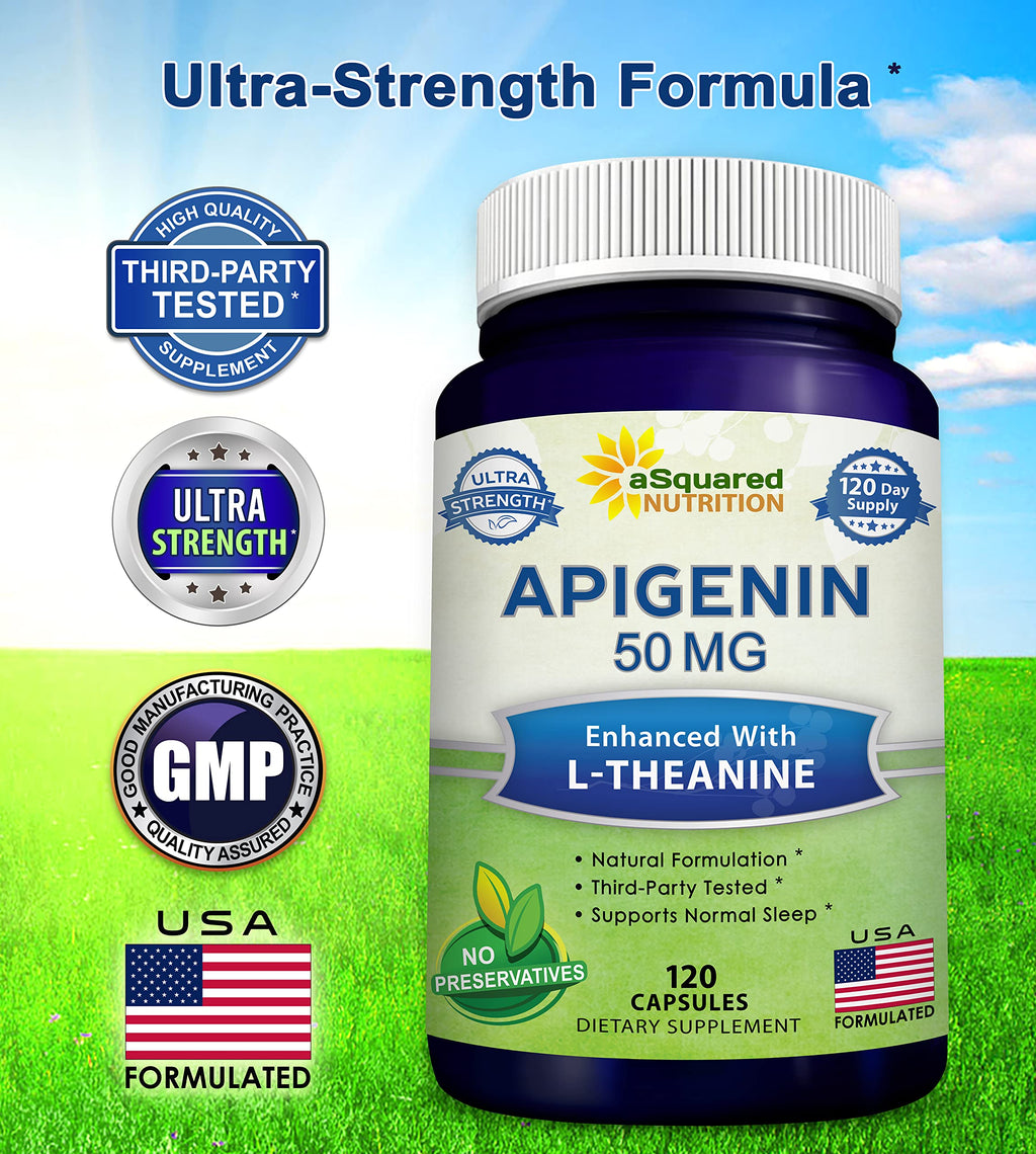 aSquared Nutrition Apigenin & L-Theanine Sleep Support

