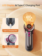 DRFLASH Fabric Shaver LED Display Rechargeable

