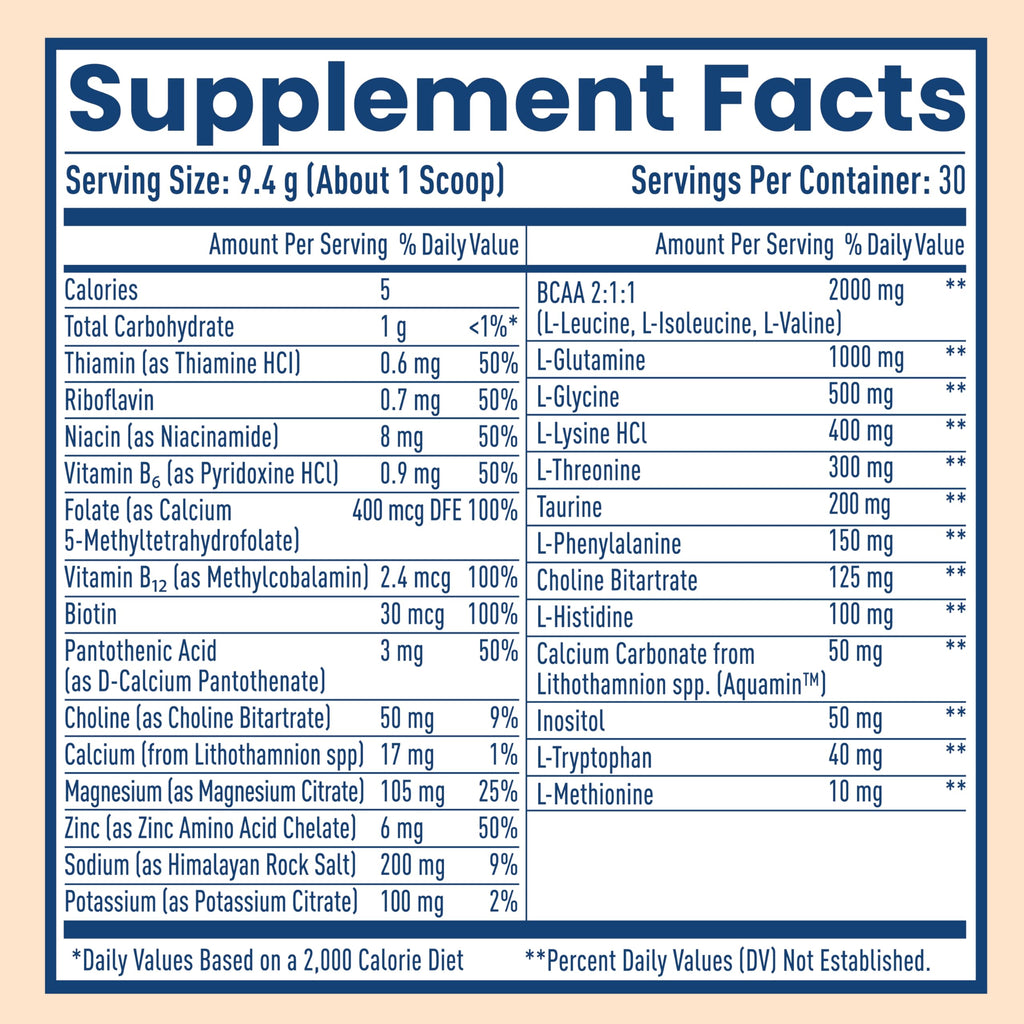 NativePath Hydrate Electrolytes Powder Zero Sugar with BCAAs

