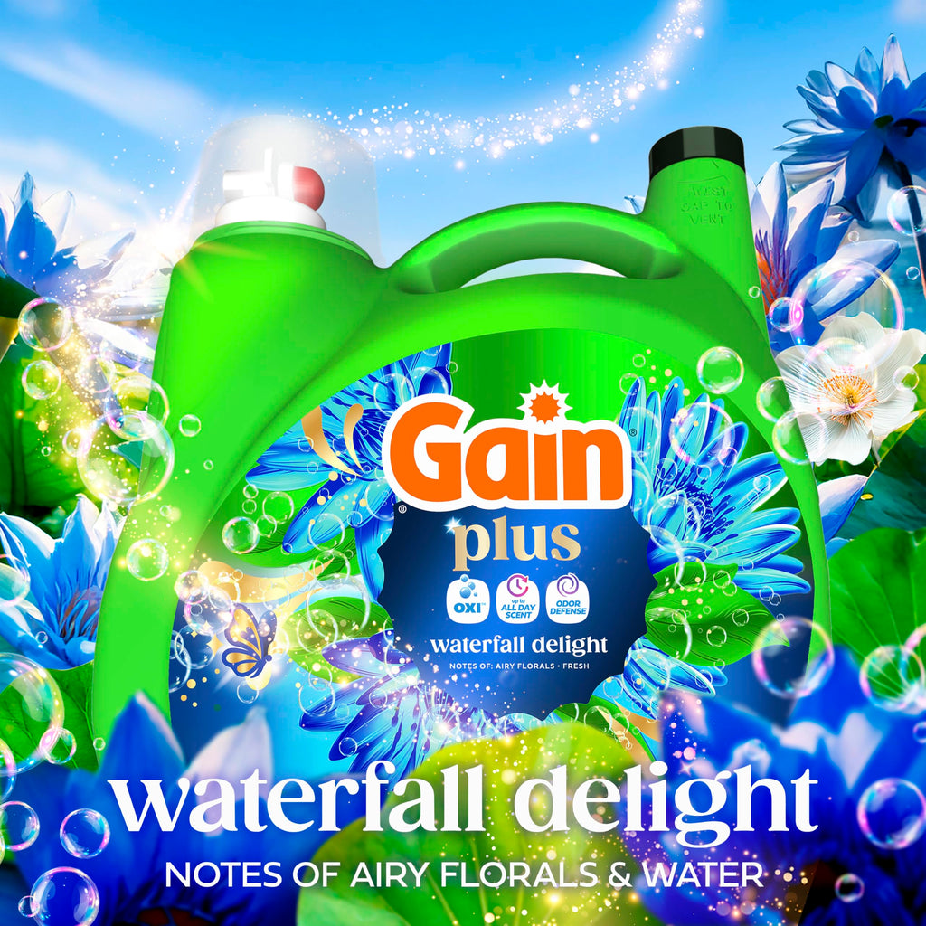Gain Plus Liquid Detergent with Oxi | All-Day Fresh

