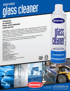 Sprayway Glass Cleaner with Foaming Spray Streak-Free Shine

