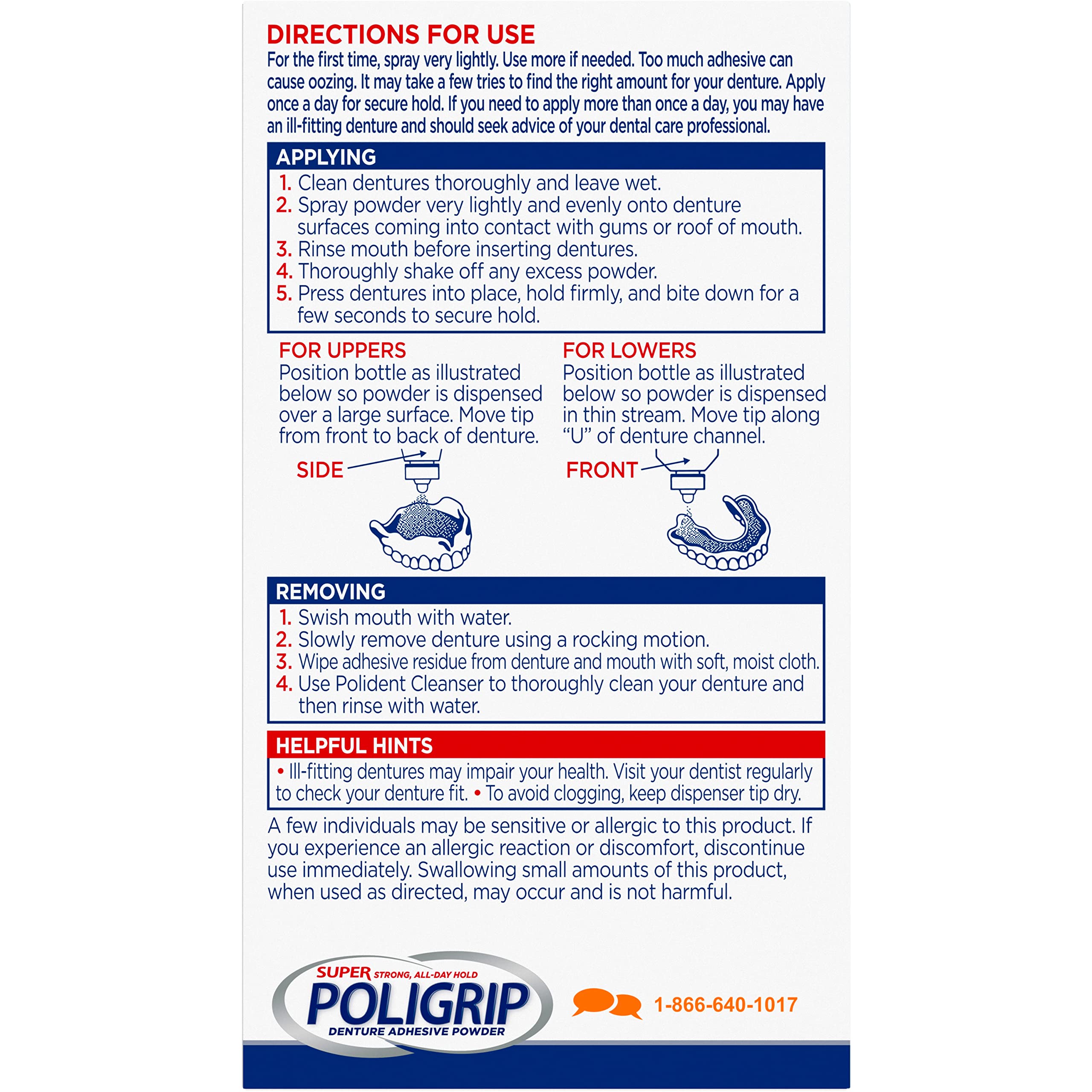 Poligrip Denture Adhesive Powder for Dentures

