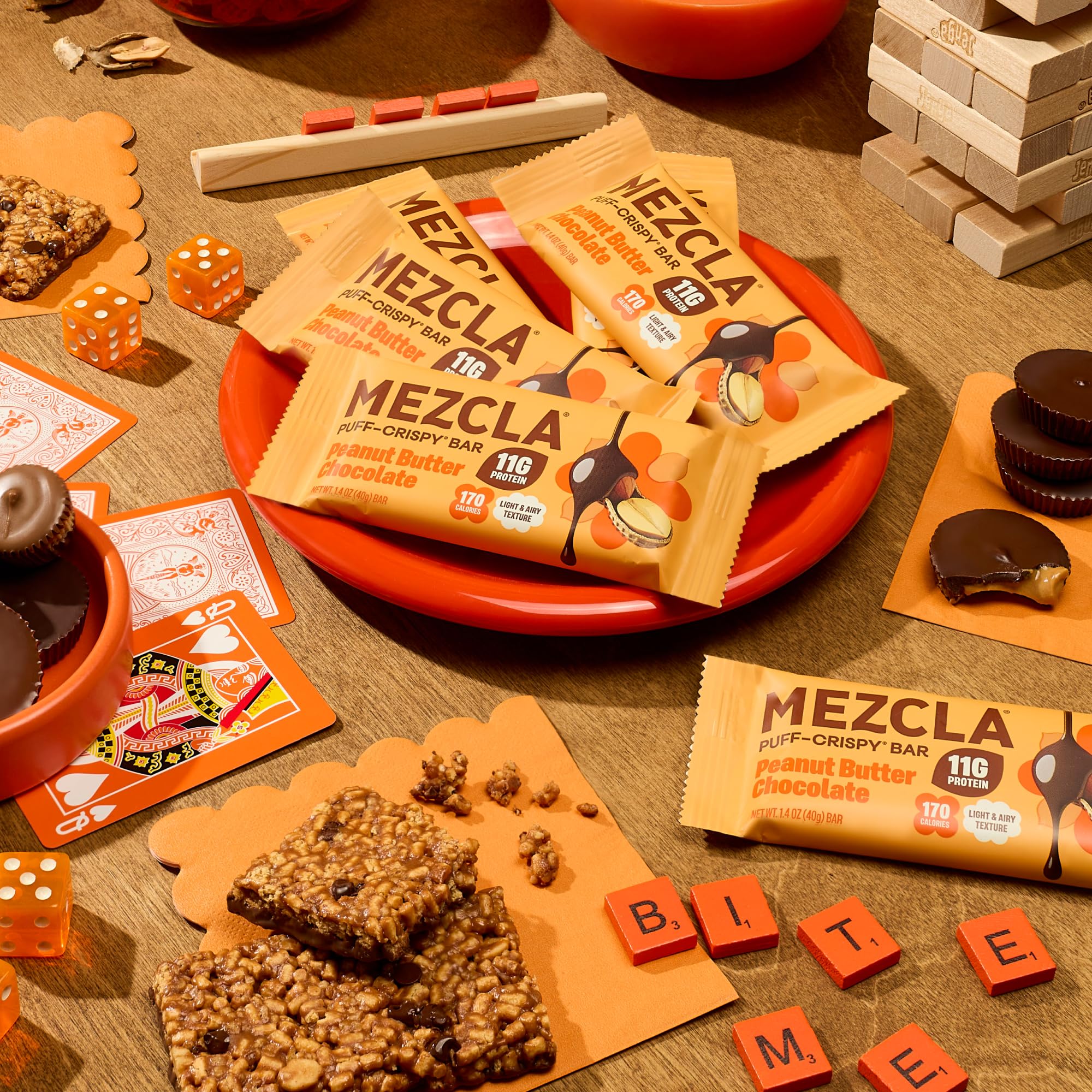 Mezcla Puff-Crispy Plant Based Protein Bars

