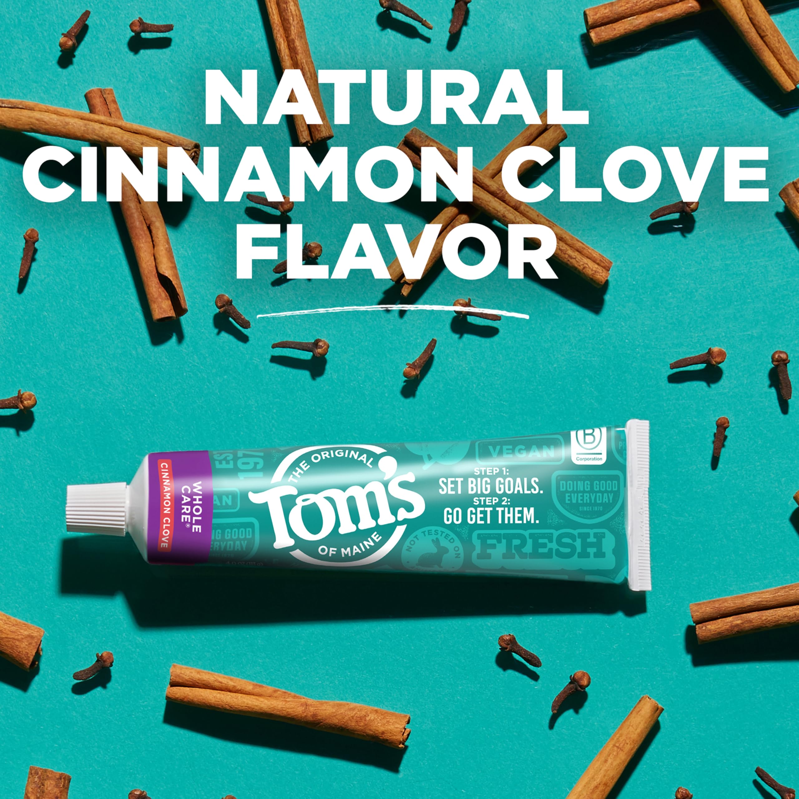 Tom's of Maine Whole Care Natural Fluoride Toothpaste

