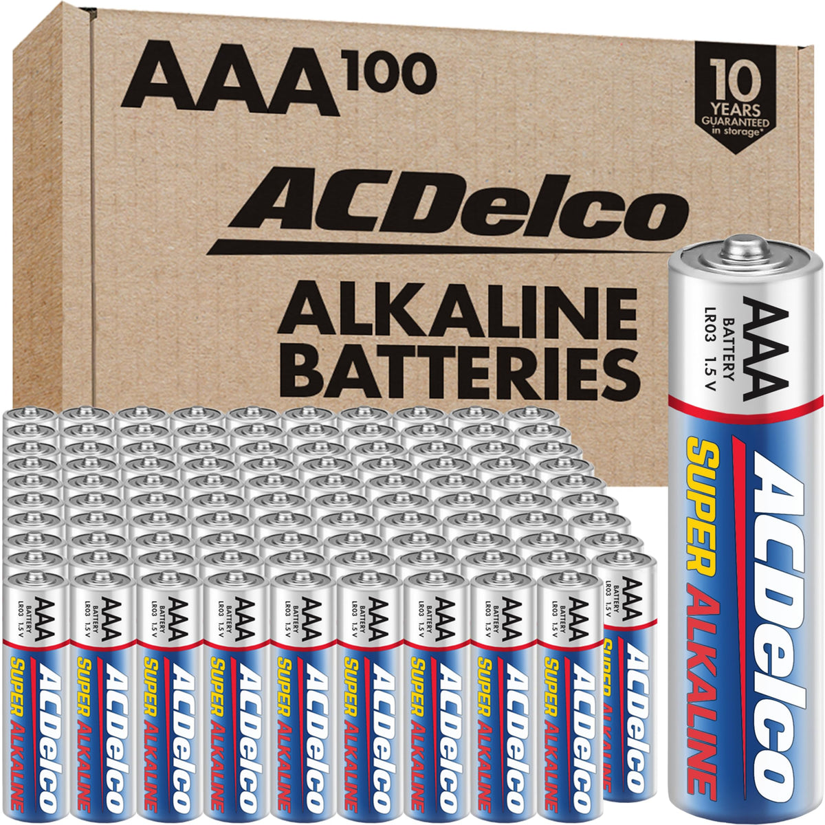 ACDelco AAA Alkaline Batteries - 1.5V Power

