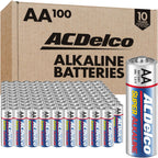 ACDelco AA Alkaline Batteries - Maximum Power, 10-Year Shelf Life