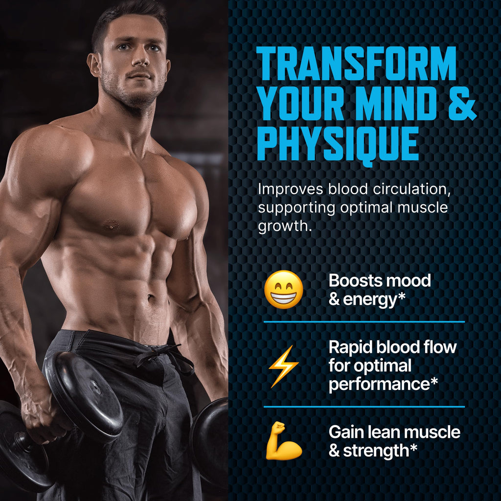 Testosterone Booster Gummies for Men|All-Natural Supplement

