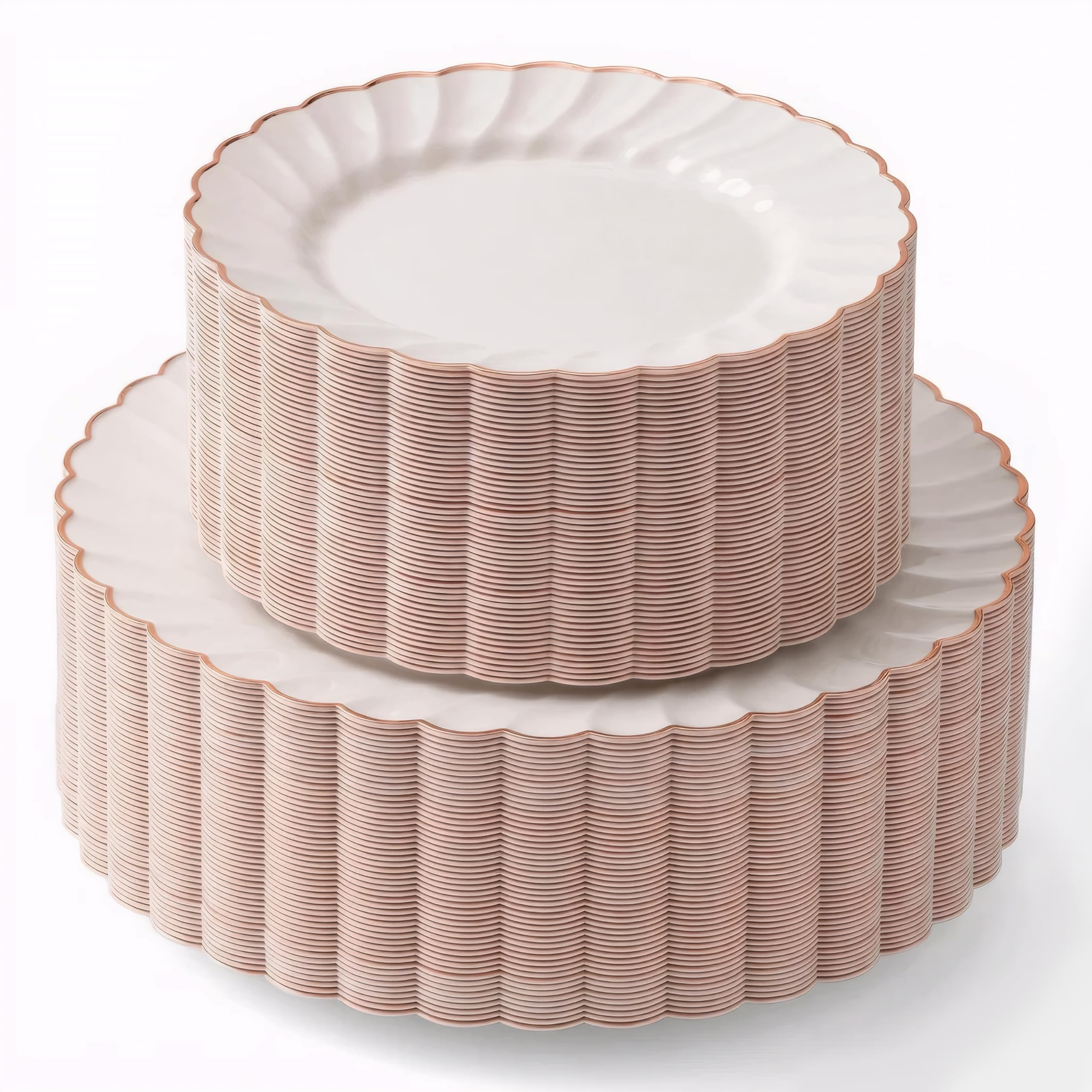 By Madee Premium Disposable Plastic Plates for Events