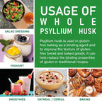 Psyllium Husk Isabgol by Jiva Organics - Organic Non-GMO

