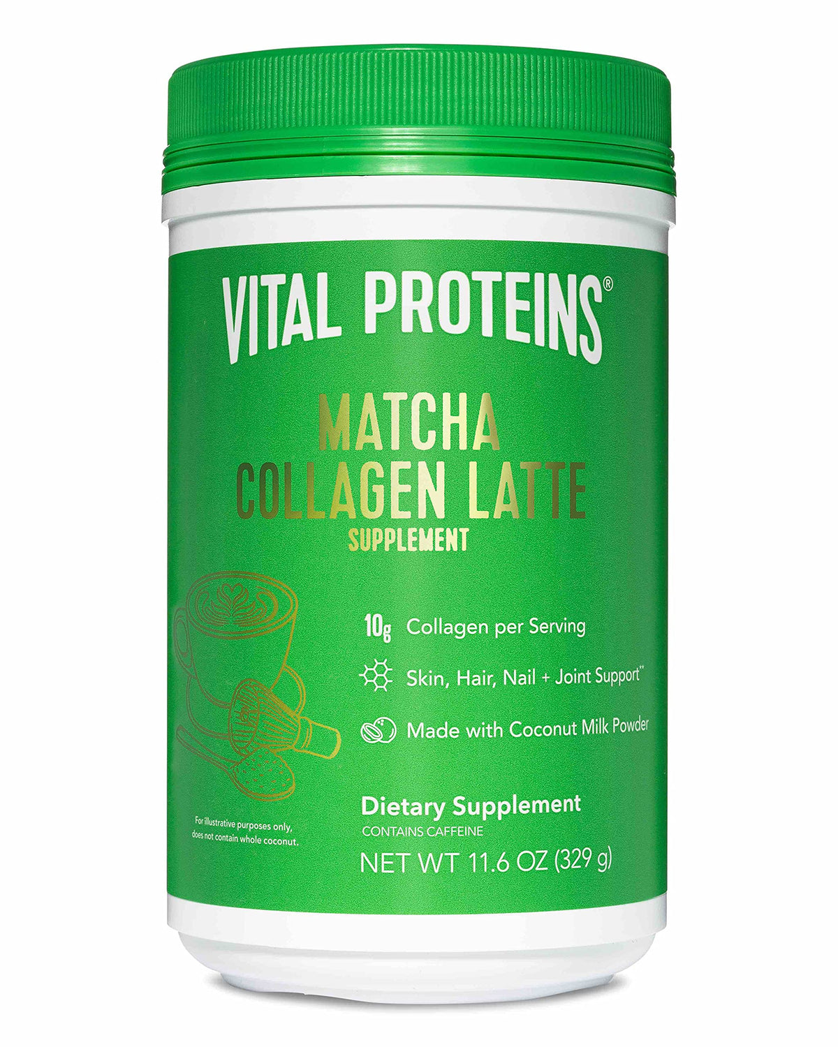 Vital Proteins Matcha Collagen Peptides Powder Supplement