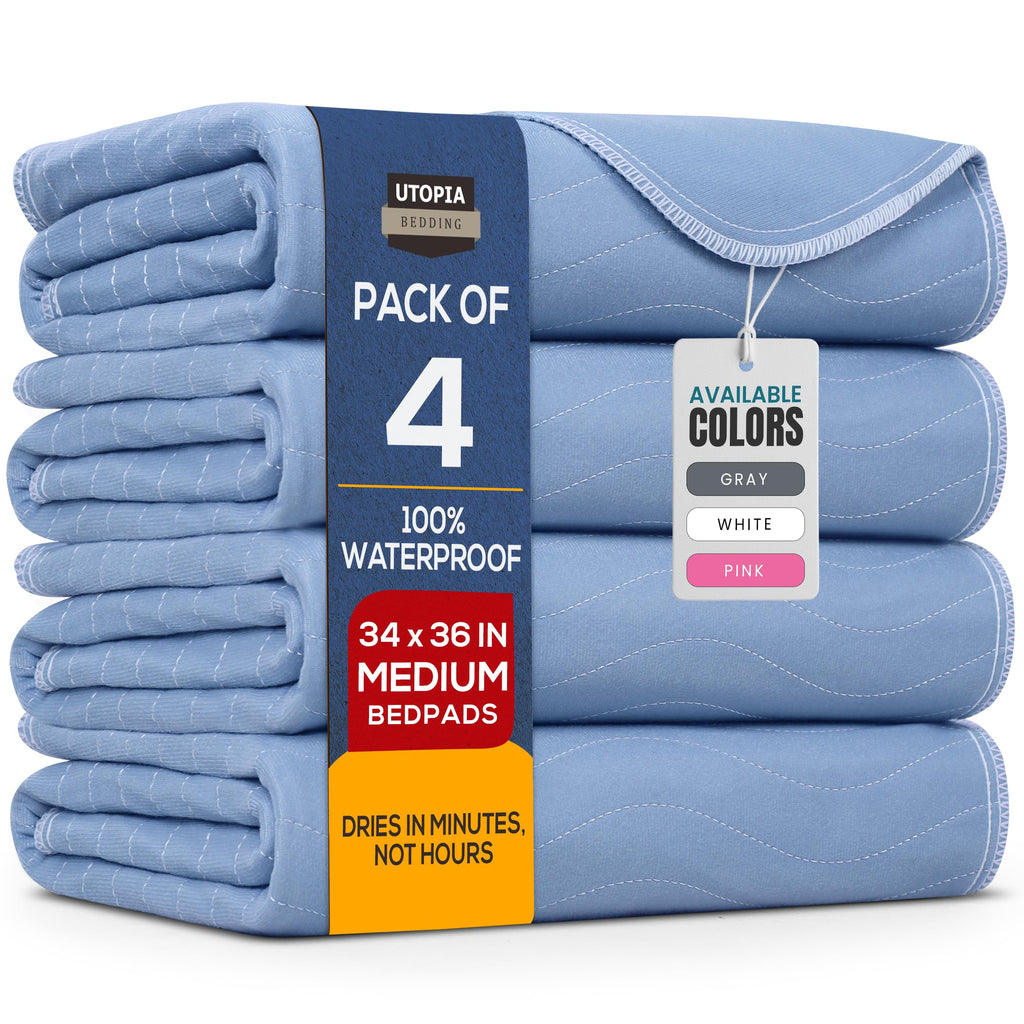 Utopia Bedding Washable Underpads | Waterproof Reusable Pads

