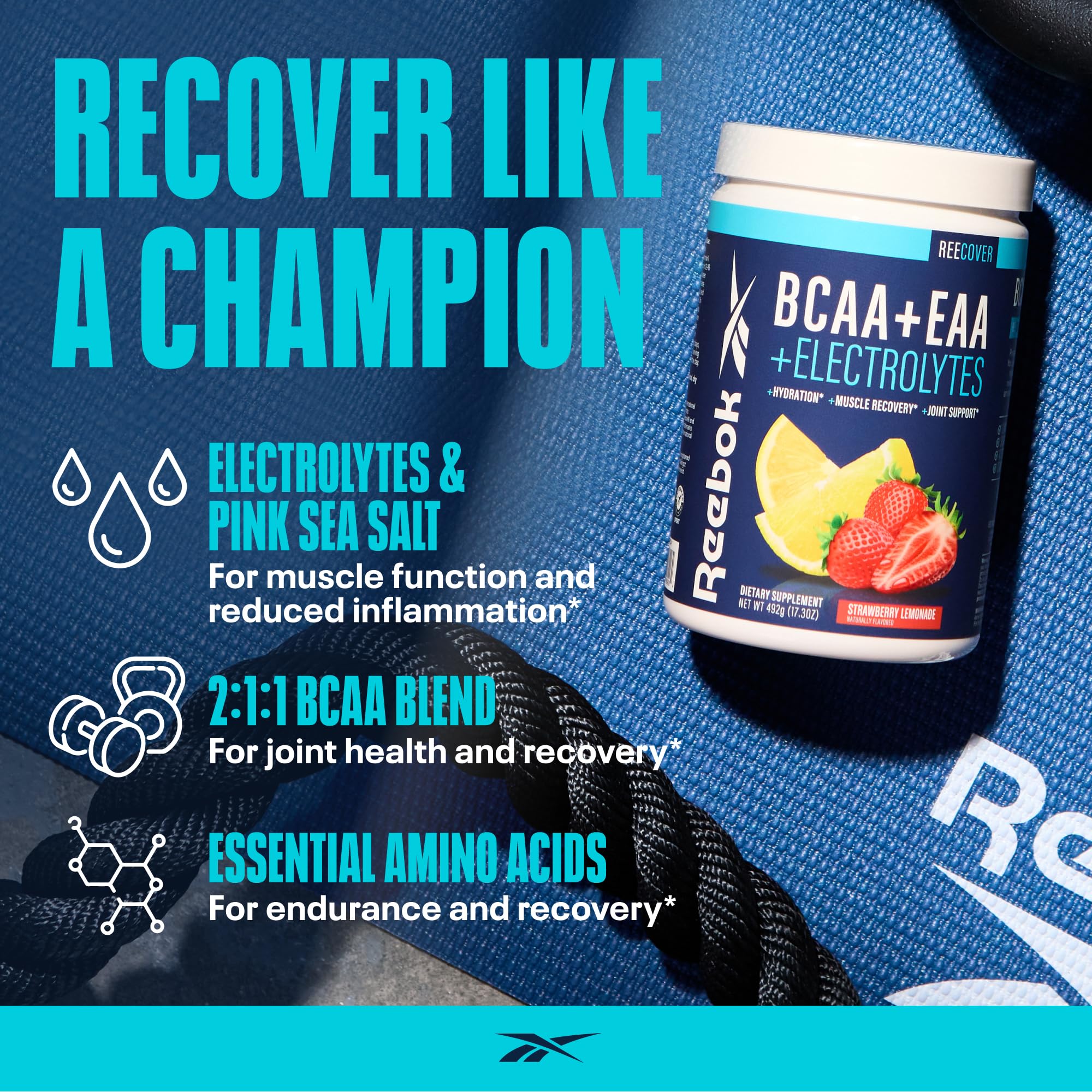 REECOVER Amino Acids + Electrolytes by Reebok | Recovery

