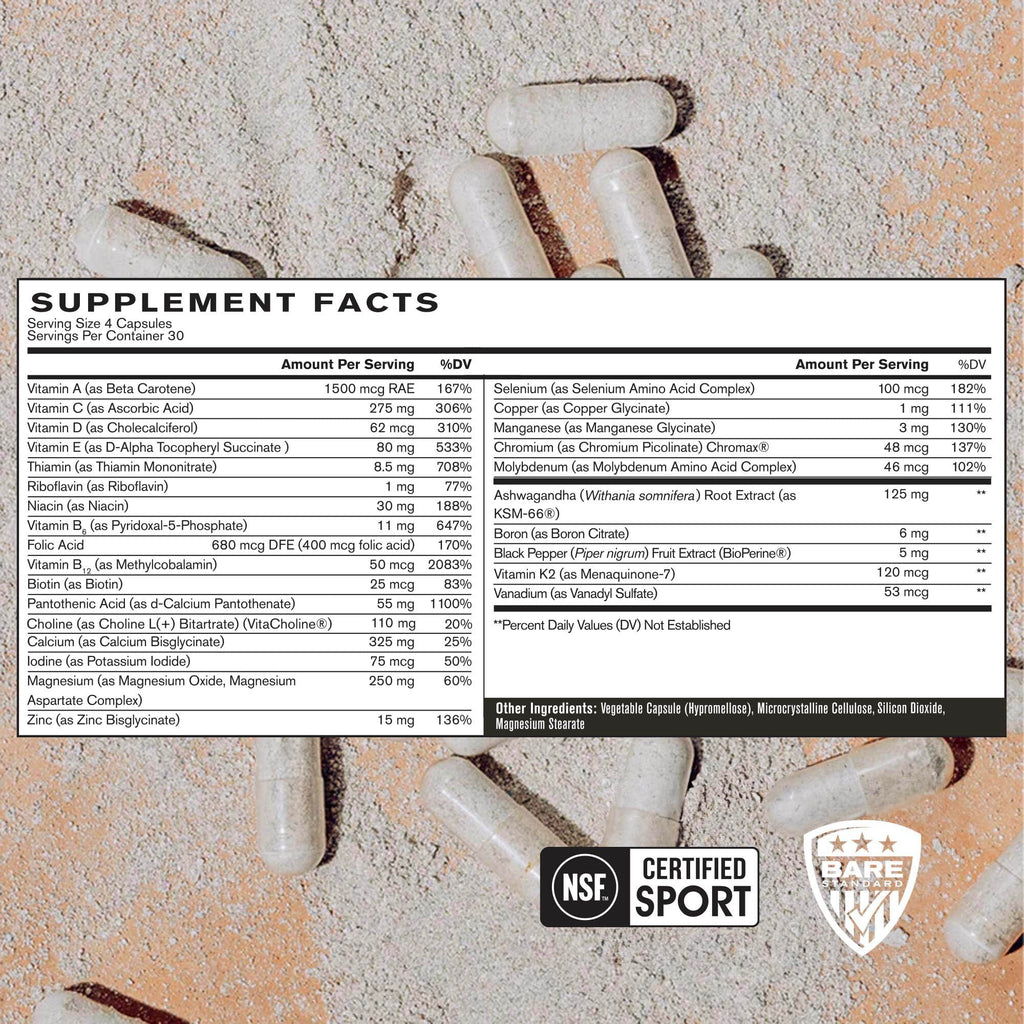 Multi-Vitamin Bare Performance Nutrition

