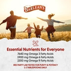 Barlean's Organic Flaxseed Oil - Cold-Pressed Omega-3


