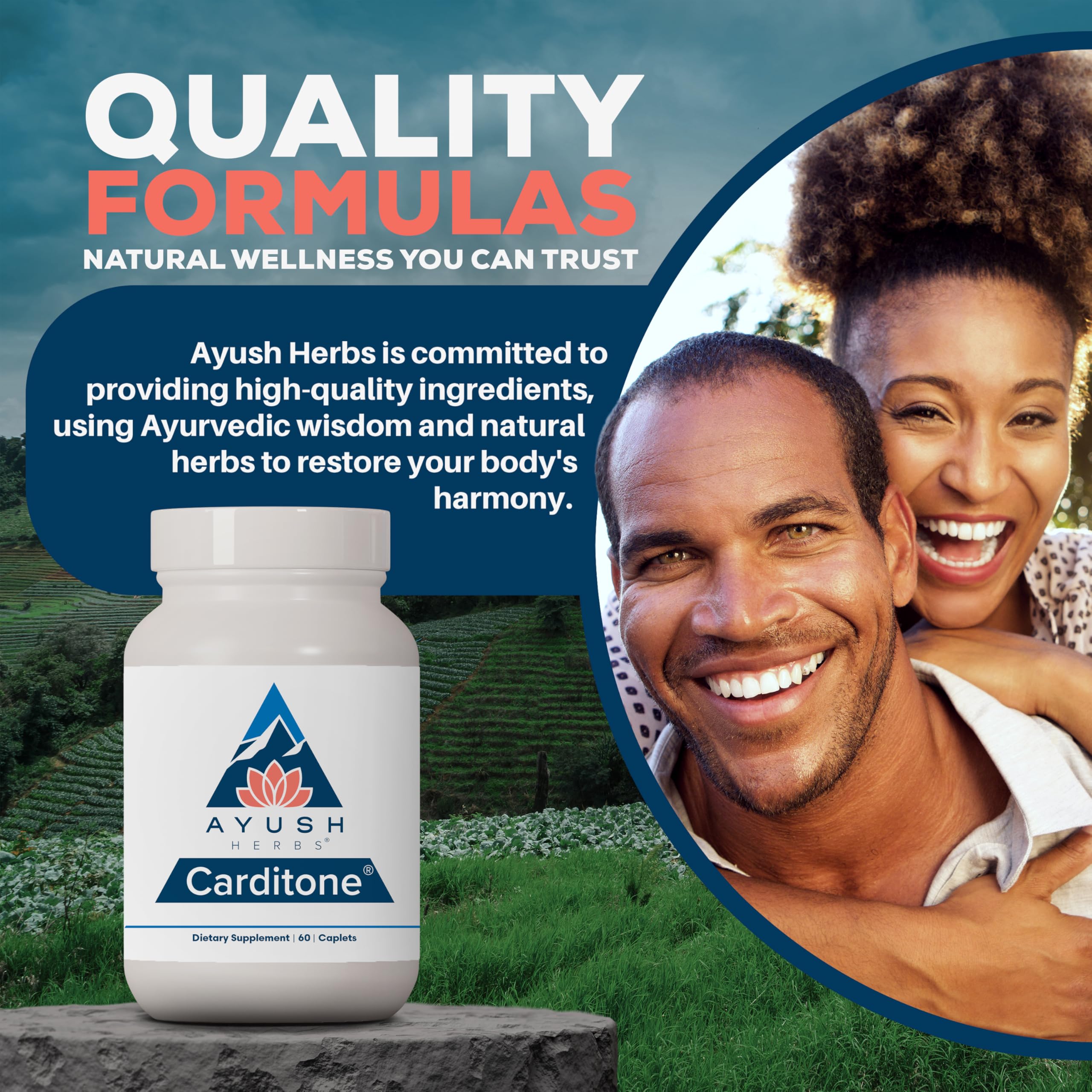 Ayush Herbs Carditone Heart Health Supplement


