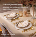 Servietto Linen-Feel Disposable Guest Towels

