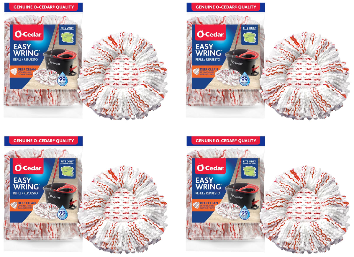O-Cedar EasyWring Spin Mop Microfiber Refills