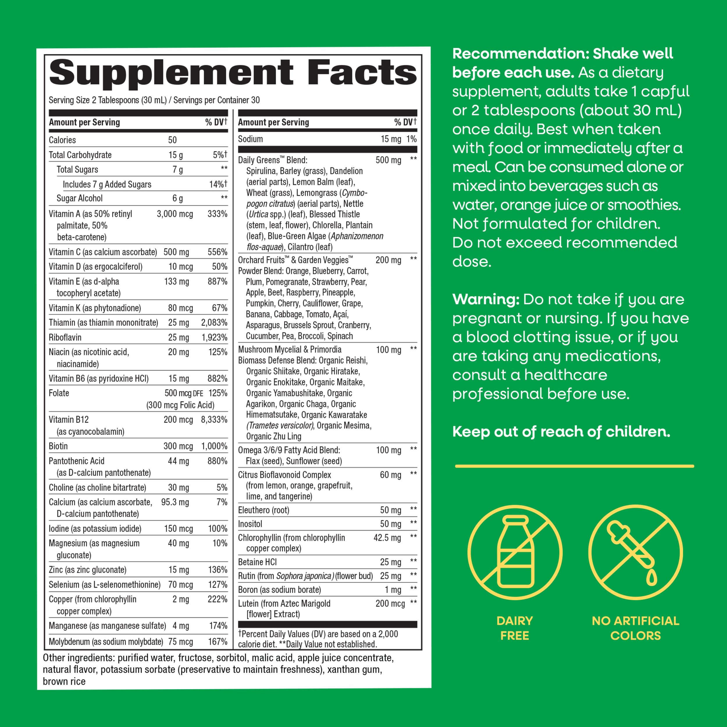 Nature's Way Alive! Max Potency Liquid Multivitamin | Energy

