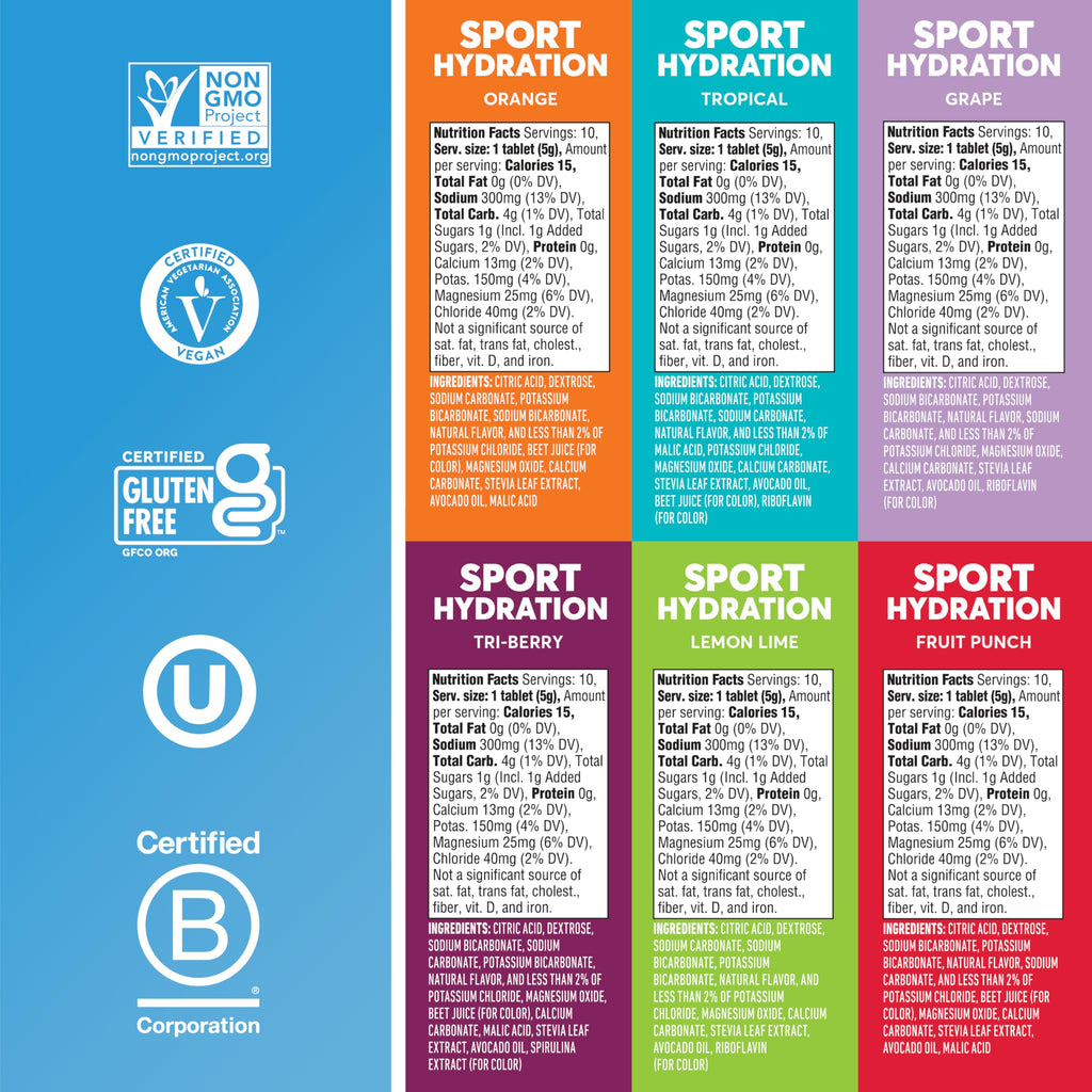 Nuun Sport Electrolyte Tablets - Gluten Free & Vegan

