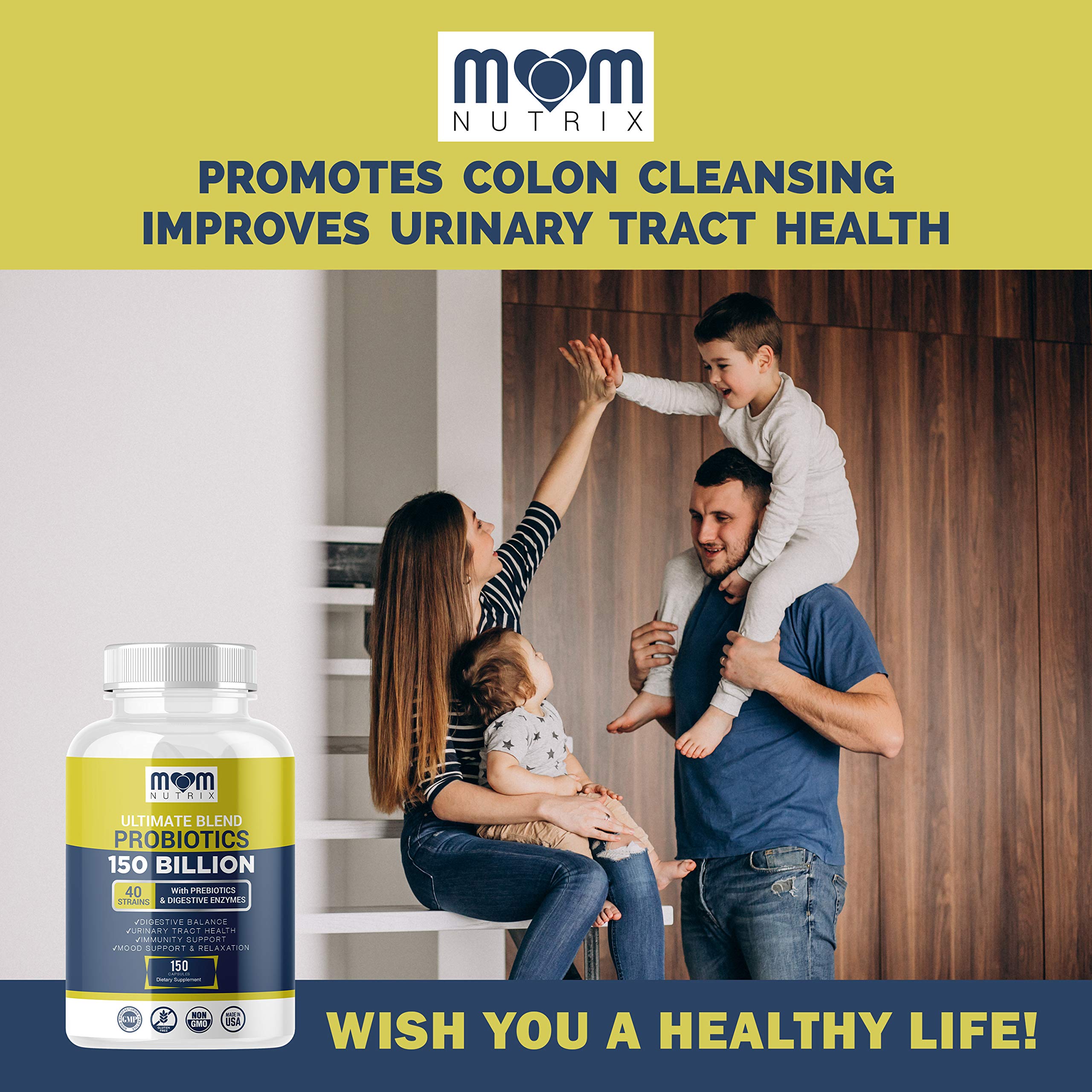 MOM NUTRIX Probiotic Supplement with Multiple Strains

