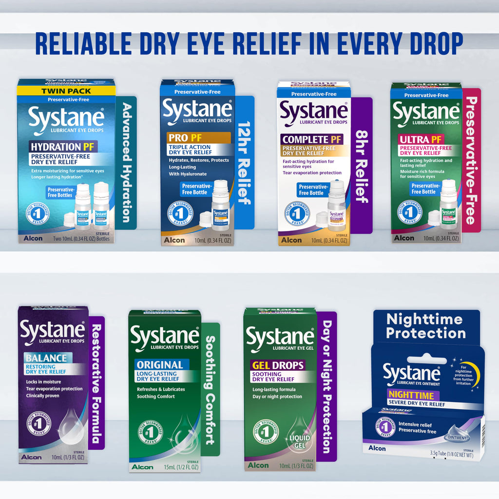 Systane Hydration Preservative-Free Eye Drops | Hyaluronate

