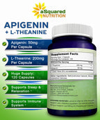 aSquared Nutrition Apigenin & L-Theanine Sleep Support

