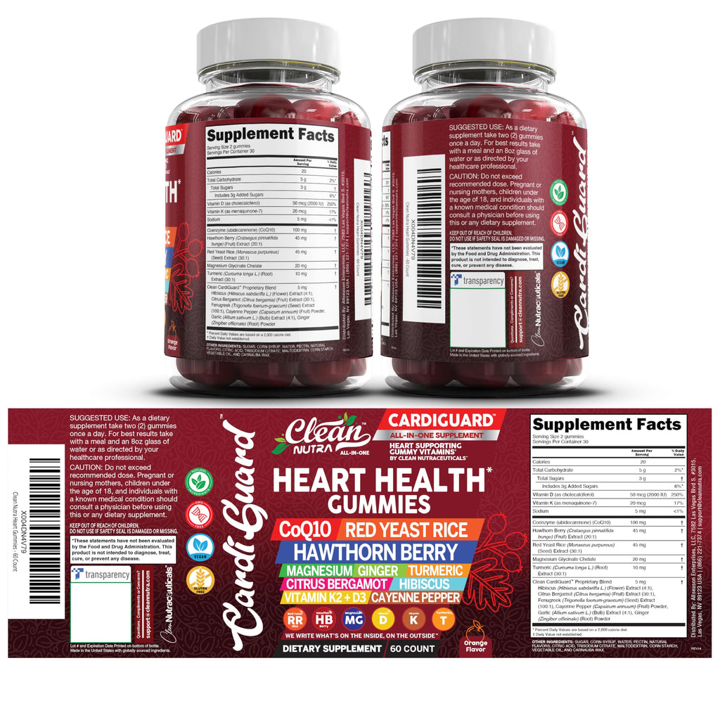 Clean Nutraceuticals CoQ10 Gummies – Dietary Supplement

