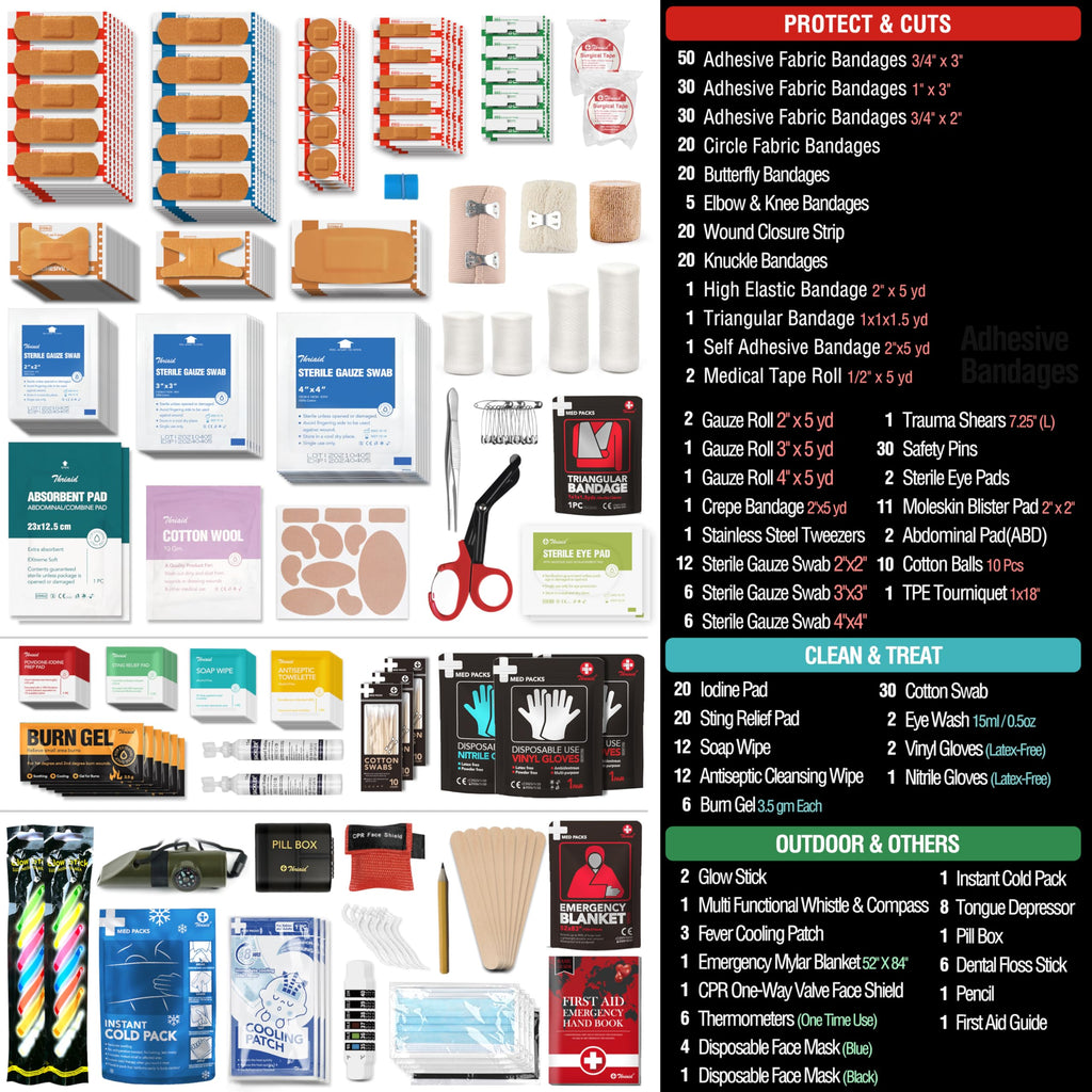 First Aid Kit Waterproof Portable Medical Emergency Kit

