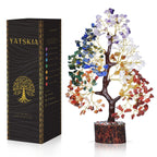 YATSKIA Crystal Tree Sculpture - Handcrafted Decor

