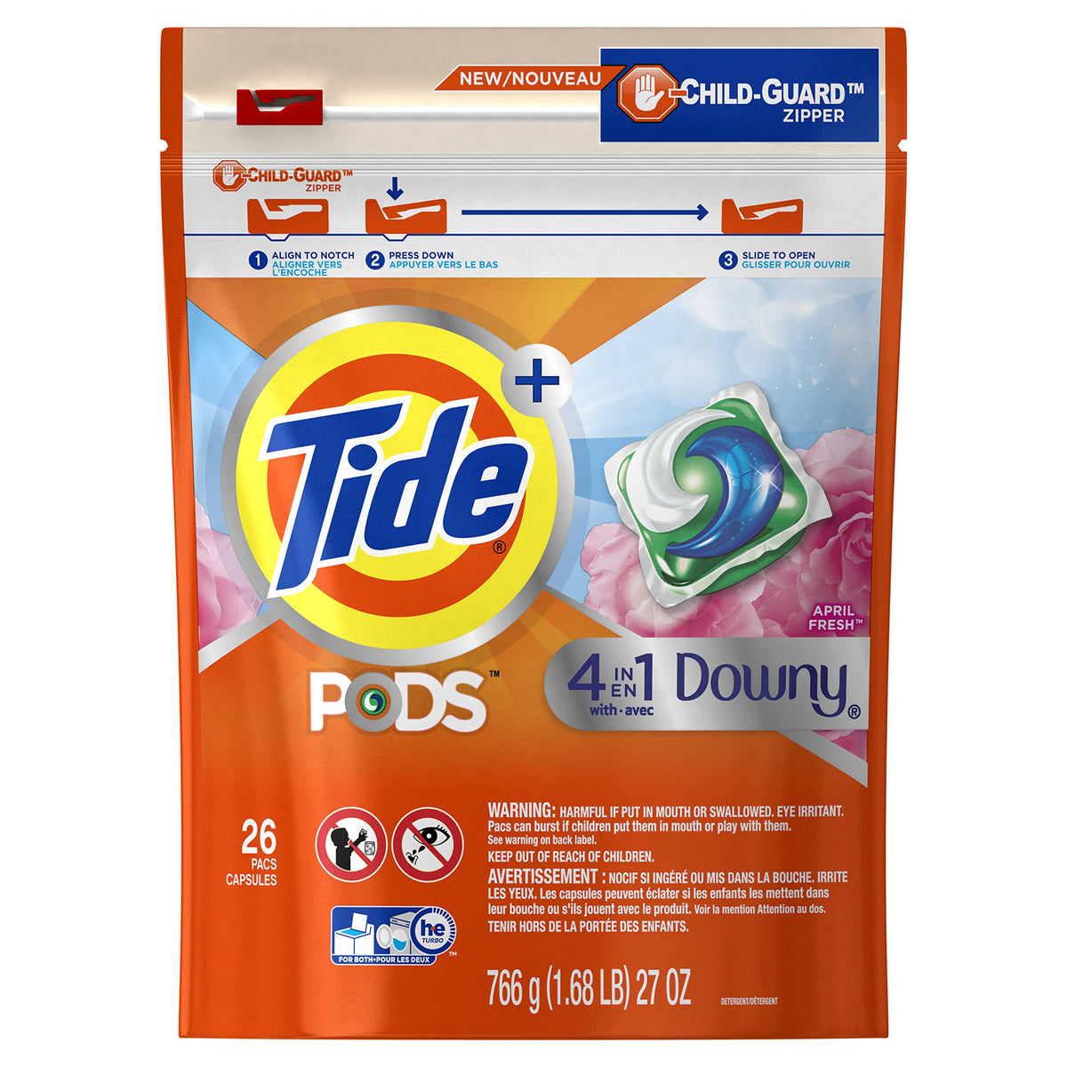 Tide PODS with Downy Laundry Detergent Pacs