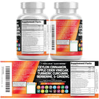 Clean Nutraceuticals Cinnamon Berberine ACV Turmeric Ginseng


