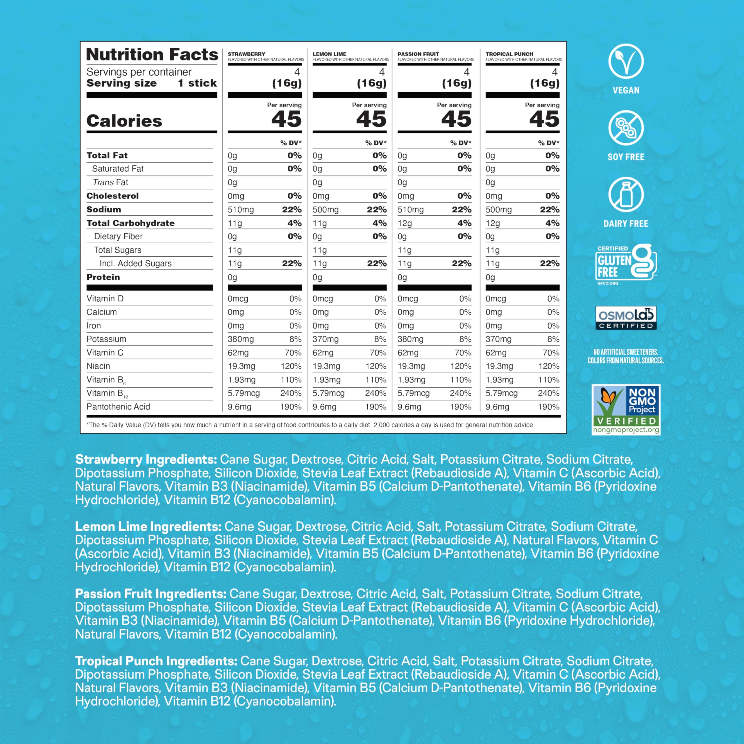 Liquid I.V. Hydration Multiplier Variety Electrolyte Drink Mix


