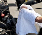 S&T INC. Cotton Terry Cleaning Towels for Home Auto Garage

