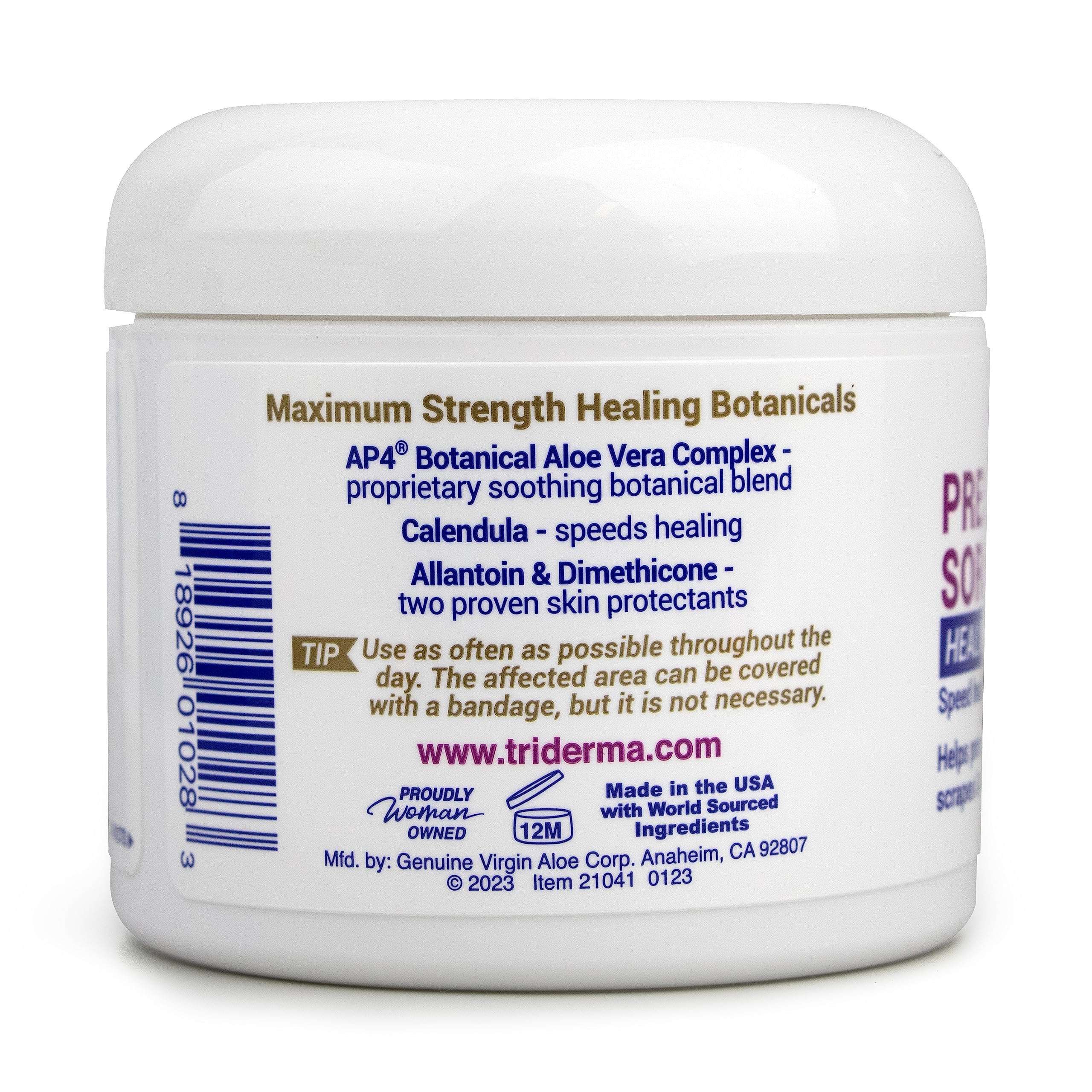 TriDerma MD Pressure Sore Relief Healing Cream - Bed Sores

